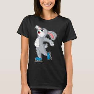 Rabbit Ice skating Ice skates Winter sports T-Shirt