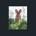 Rabbit in a Cabbage Patch Canvas Print<br><div class="desc">Cabbage Patch Rabbit 6 by Fab Funky.  | 192180D</div>