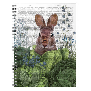 Rabbit in a Cabbage Patch Notebook