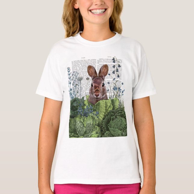 Rabbit in a Cabbage Patch T-Shirt (Front)