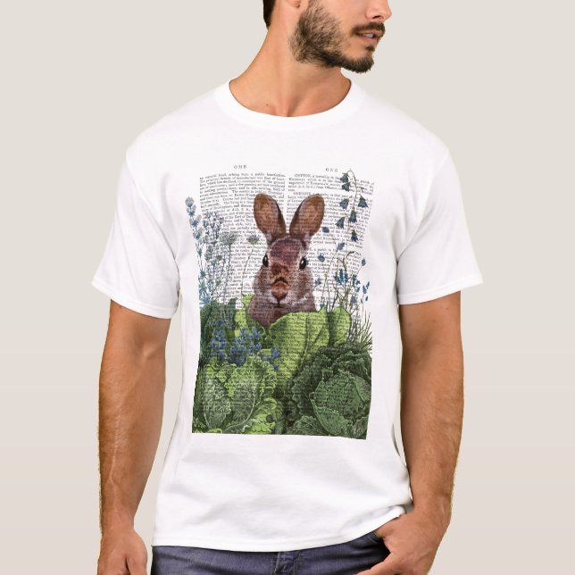 Rabbit in a Cabbage Patch T-Shirt (Front)