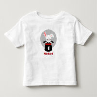 Rabbit In Hat Magician Birthday Shirt