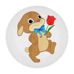 RABBIT IN LOVE CUTTING BOARD