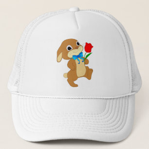 RABBIT IN LOVE TRUCKER HAT