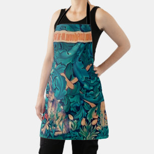 Rabbit in The Forest, William Morris Apron