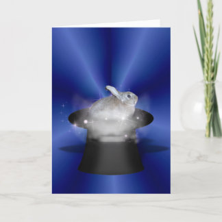 Rabbit in the Magic Hat Card