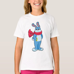 Rabbit in Winter with Scarf T-Shirt