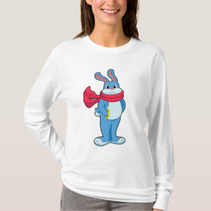 Rabbit in Winter with Scarf T-Shirt