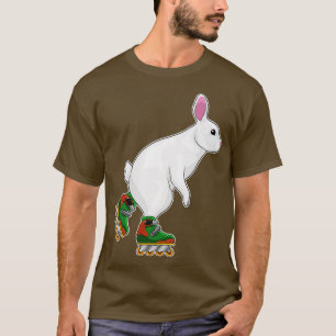 Rabbit Inline skating Roller skates T-Shirt