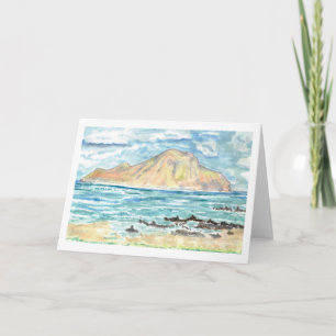 "Rabbit Island" Greeting Card