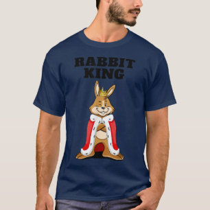 Rabbit King  Bunny Boys Rabbit T  Mens Rabbit  T-Shirt