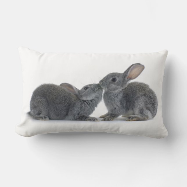 Rabbit Kiss Lumbar Cushion (Front)