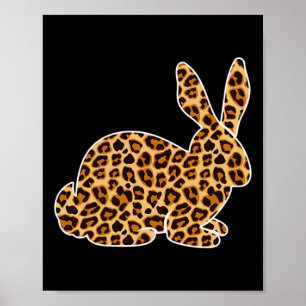 Rabbit Lover Pet Animal Print Leopard Girls Women 