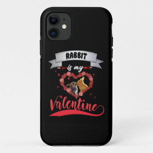 Rabbit Lover   Rabbit Is My Valentine Case-Mate iPhone Case