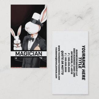 Rabbit Magician Business Card