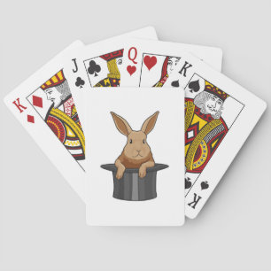 Rabbit Magician Magic hat Playing Cards