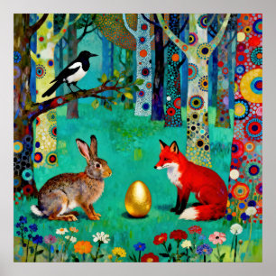 Rabbit, Magpie, Fox and “The Sharing Path” Poster
