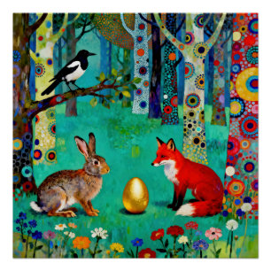Rabbit, Magpie, Fox and “The Sharing Path” Poster