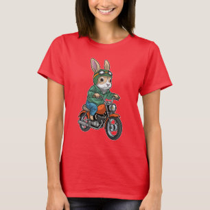 Rabbit Motorcycle T-Shirt