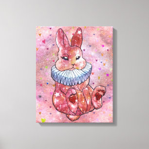 Rabbit named Ladybug Canvas Print
