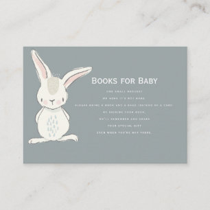 Rabbit Neutral Books for Baby Enclosure Card