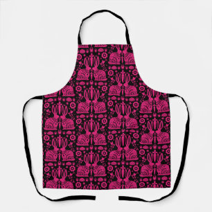 Rabbit Nordic Scandinavian Folk Art Apron