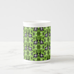 Rabbit Nordic Scandinavian Folk Art Bone China Mug