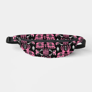 Rabbit Nordic Scandinavian Folk Art Bum Bags