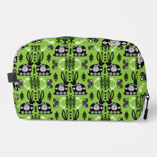 Rabbit Nordic Scandinavian Folk Art          Dopp Kit