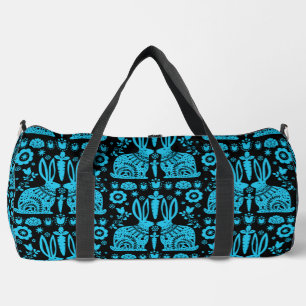 Rabbit Nordic Scandinavian Folk Art Duffle Bag