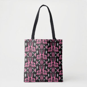 Rabbit Nordic Scandinavian Folk Art Tote Bag