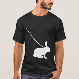 Rabbit on a Leash Bunny Hare Pet Animal Cute T-Shirt