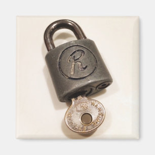 rabbit padlock magnet