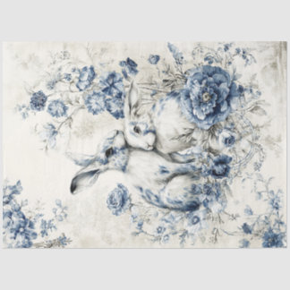 Rabbit Pair Three Tissue Paper