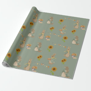 Rabbit Peter autumn thanksgiving Wrapping Paper