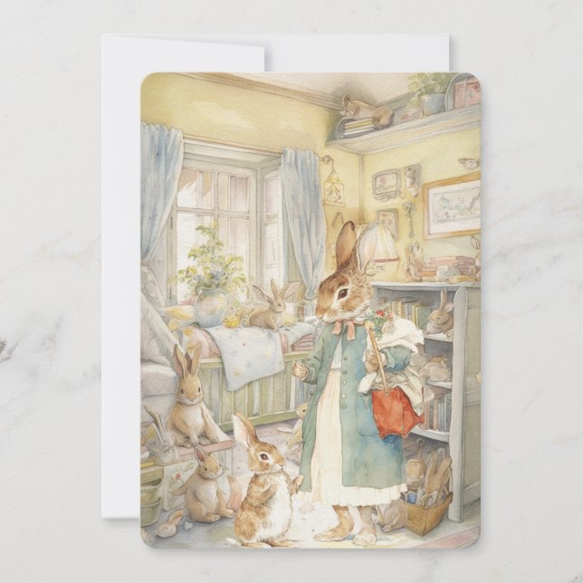 Rabbit Peter Mother`s Day Card (Front)
