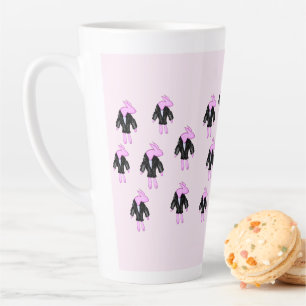 Rabbit Pink Cuteness Latte Mug