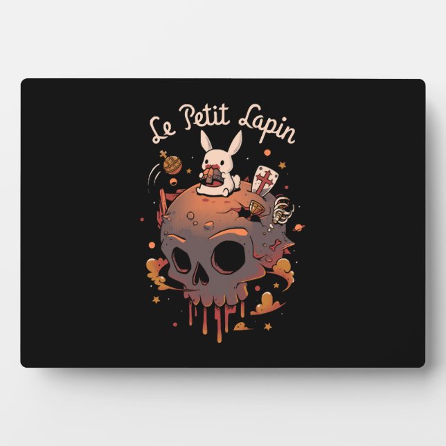 Rabbit Planet - White Bunny Prince Plaque (Front)