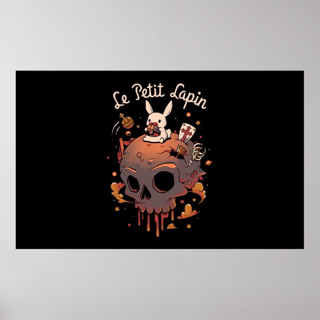 Rabbit Planet - White Bunny Prince Poster (Front)