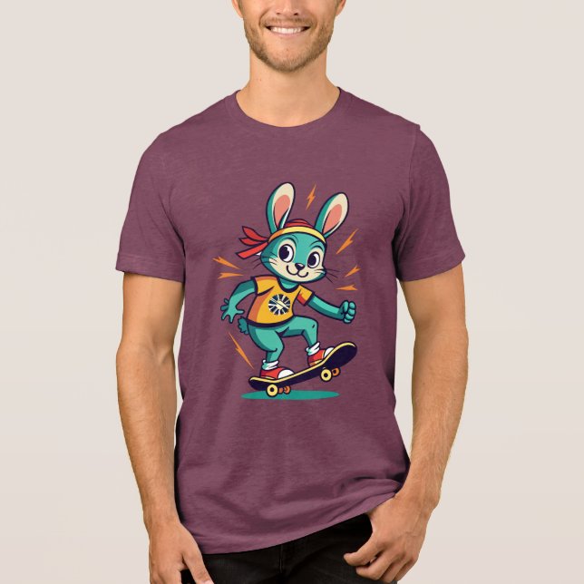 Rabbit Play Tri-Blend Shirt (Front)