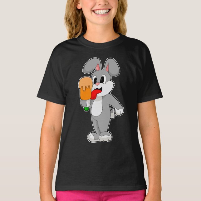 Rabbit Popsicle T-Shirt (Front)