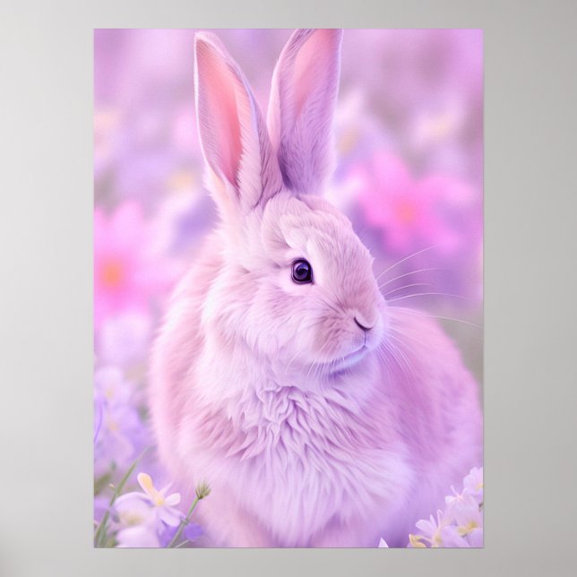 Rabbit Portrait 114 Poster (Front)