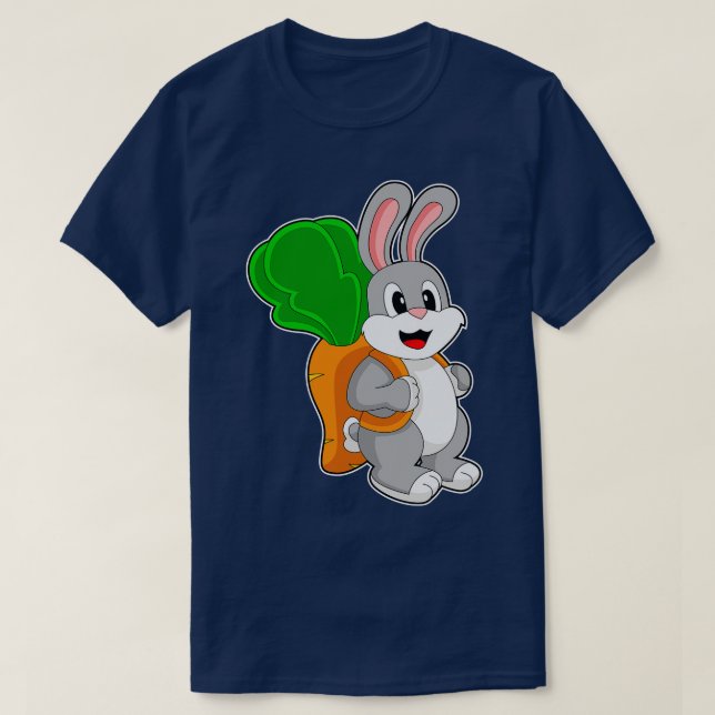 Rabbit Pupil Backpack School T-Shirt (Design Front)