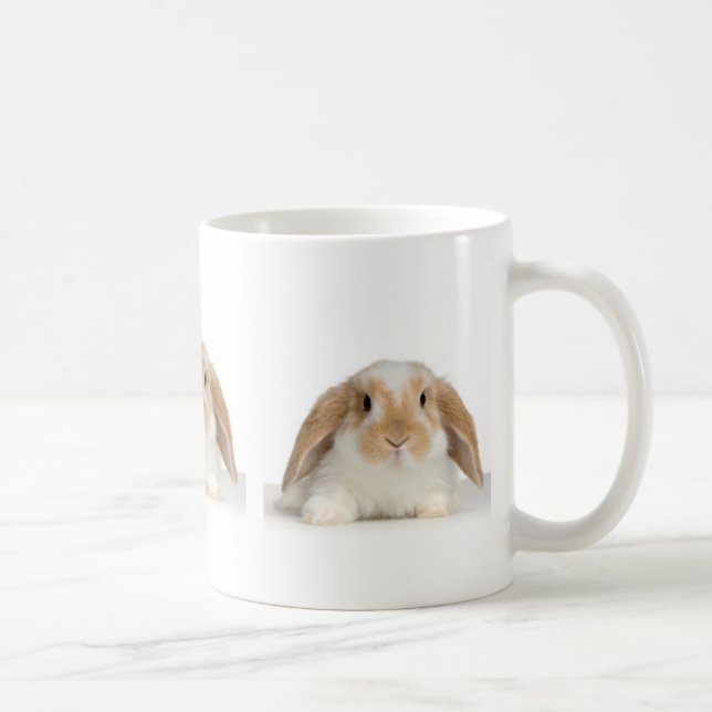 rabbit, rabbit, rabbit coffee mug (Right)