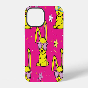 Rabbit Rave: Kids' Pattern Delight iPhone 12 Case