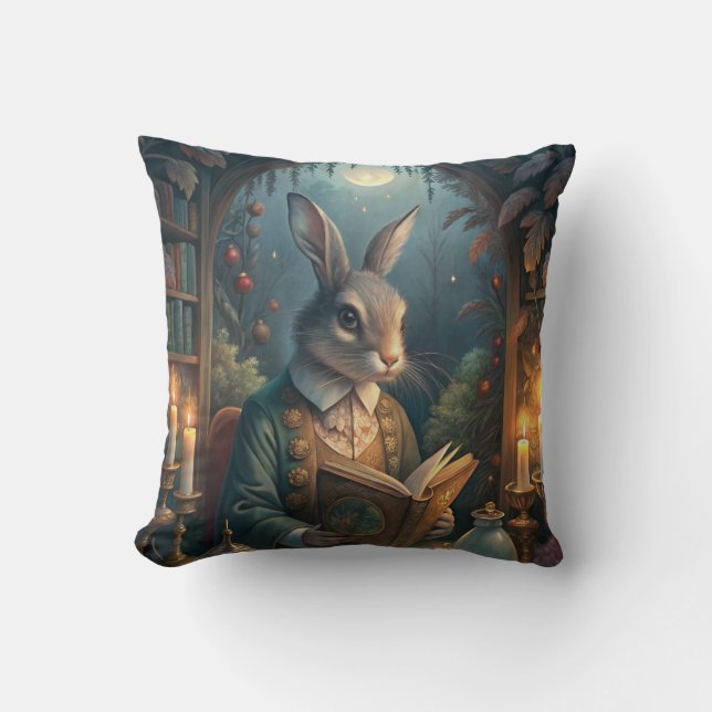 Rabbit Reading Cushion (Front)