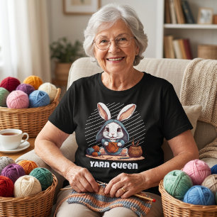 Rabbit Retirement Gifts for Crocheter Mum Grandma T-Shirt