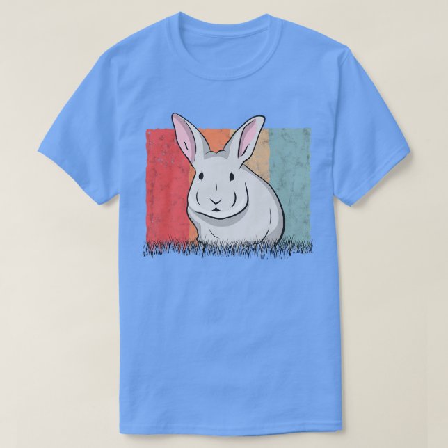 Rabbit Retro Rabbit Vintage Premium  T-Shirt (Design Front)