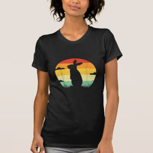 Rabbit Retro Vintage 80s Style Bunny Lover T-Shirt