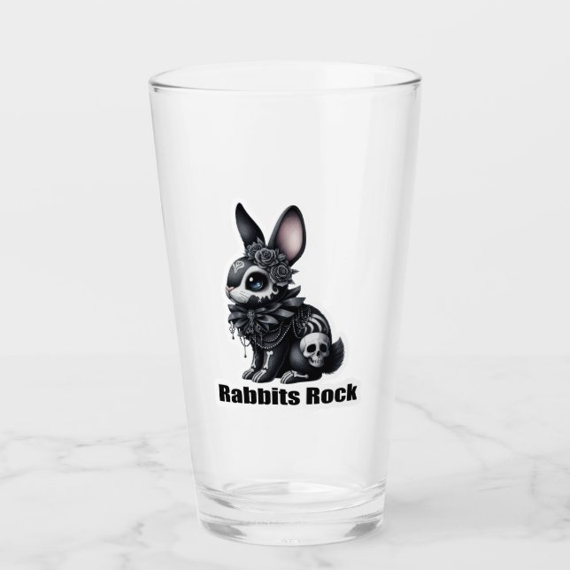 Rabbit Rock Glass (Front)